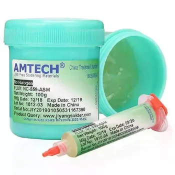 AMTECH NC-559-ASM Prvotne Spajkalna pasta BGA PCB Ni Čist 100 g Spajkalna pasta Telefon popravila