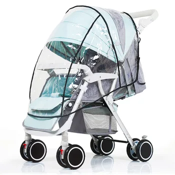 Priljubljena Vrsta VOZIČEK Baby Prevoz Pokrov za Zaščito Deževje Stokke Dežnik Voziček Rainproof Toplo Pregleden