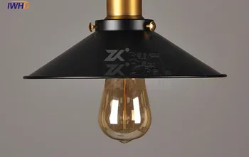 IWHD Edison Retro Vintage LED Stropne Luči Napeljave Plafon Mansarda Industrijske Stropna Svetilka, Lučka Domačo Razsvetljavo Lampara Techo