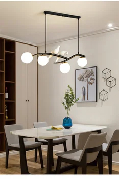 NOVO Skandinavski slog ptica lestenec preprosta sodoben ustvarjalno razsvetljavo za restavracijo, kuhinjo, bar, notranji lestenec
