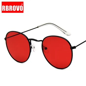 RBROVO 2021 Letnik Ovalne Klasičnih sončna Očala Ženske/Moški Očala Ulica Premagal Nakupovanje Ogledalo Oculos De Sol Gafas UV400