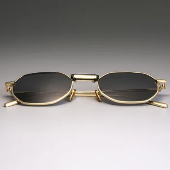49011 Steam Punk sončna Očala Kovinski Majhen Moški Ženske Modni Odtenki UV400 Letnik Očala